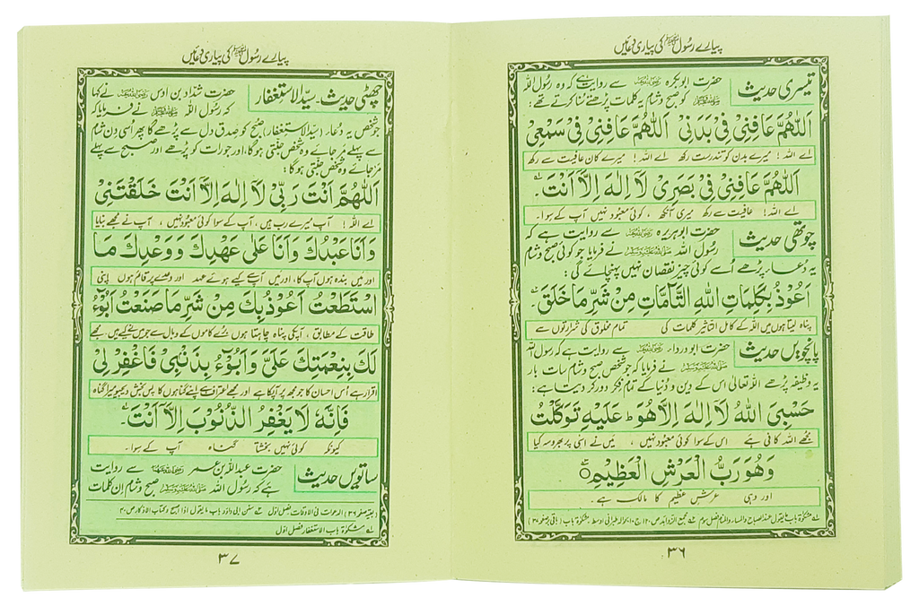 Pyary Rasool ki Payari Duain (Pocket) - Aam