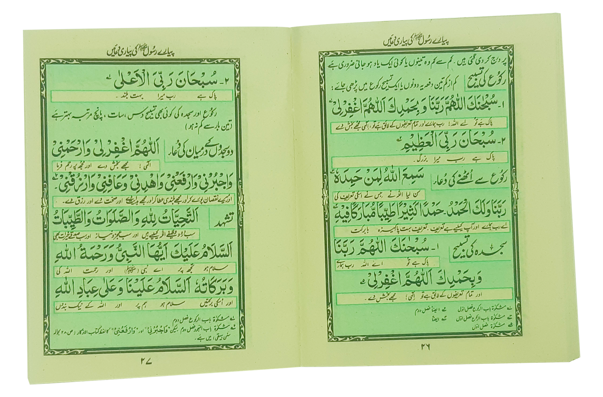 Pyary Rasool ki Payari Duain (Pocket) - Aam