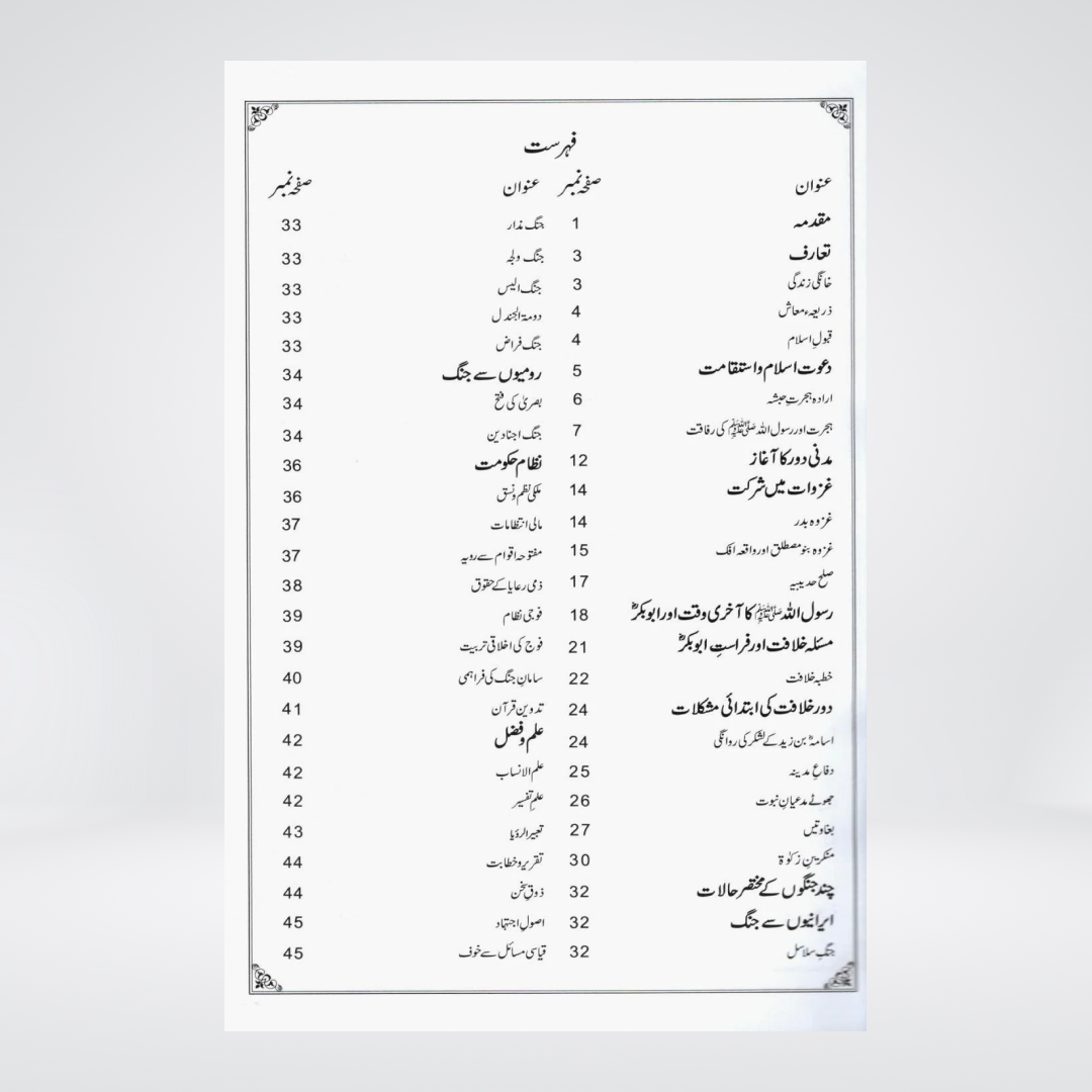 Abu Bakr Siddeeq RA | Al-Huda Biography