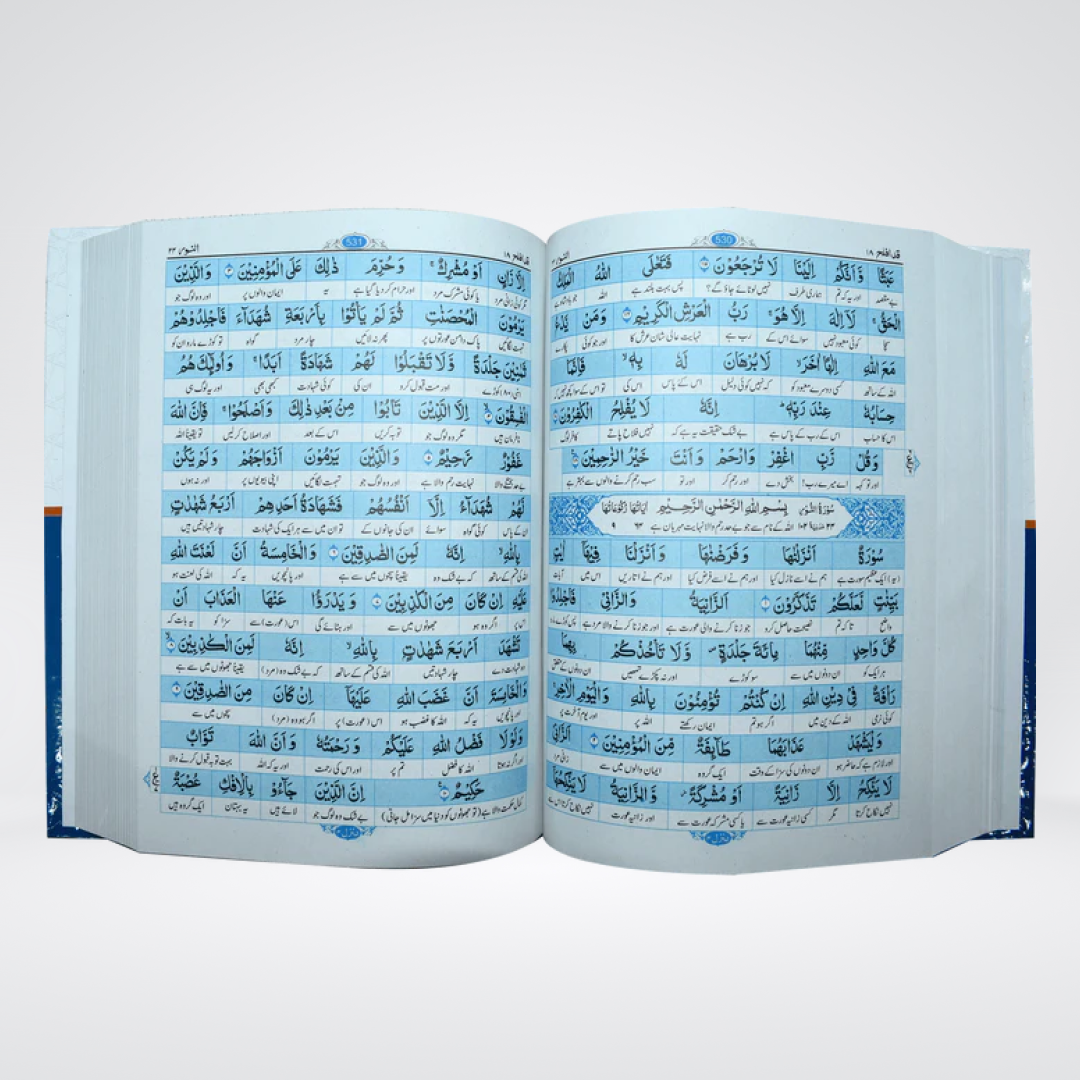 Al Quran Al Kareem | Lafzi Urdu Tarjuma
