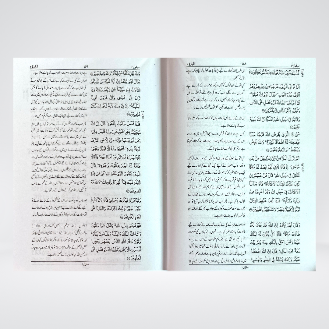Quran Al Kareem Urdu Translation | Imported Column Format