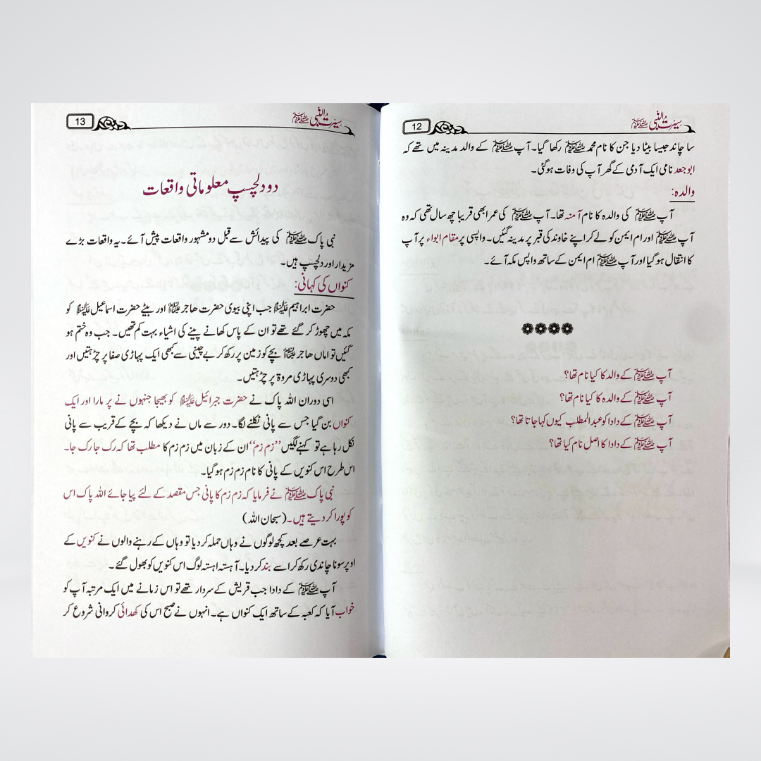 Asan Seerat un Nabi | Simple Urdu Seerah Book