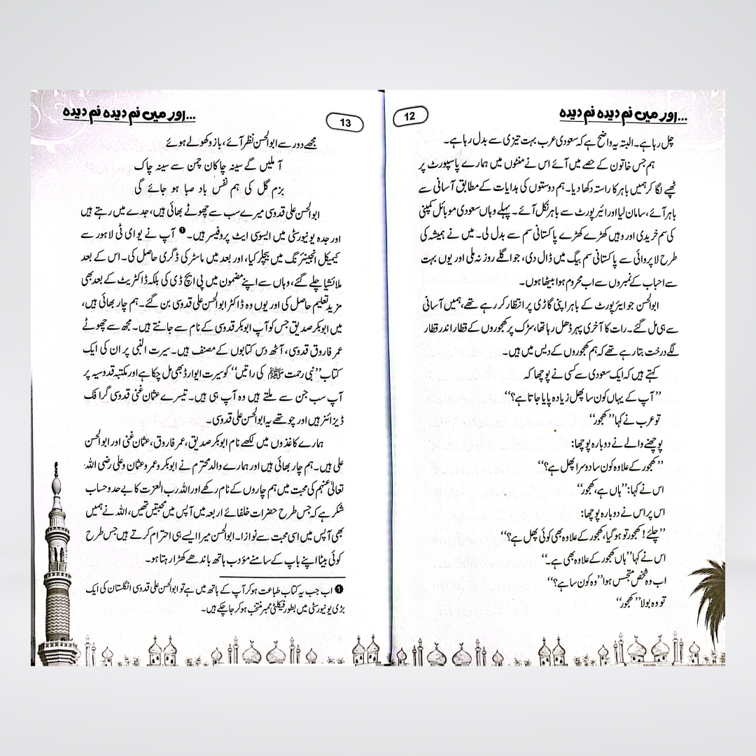 Aur Main Namdeeda Namdeeda | Safarnama e Harmain | Abubakr Quddusi