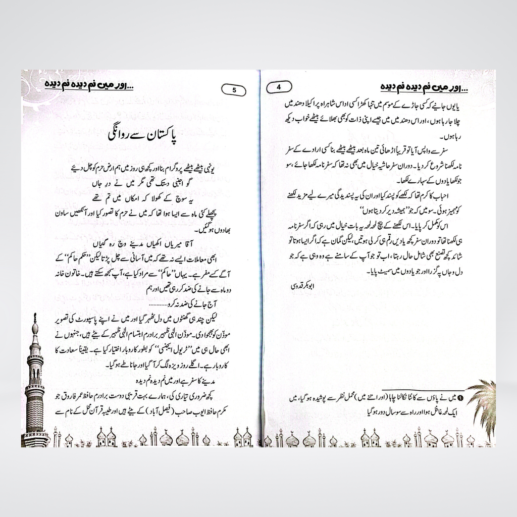 Aur Main Namdeeda Namdeeda | Safarnama e Harmain | Abubakr Quddusi