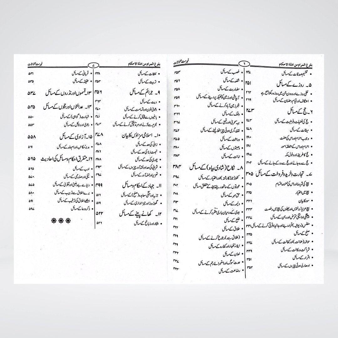 Bulugh al Maram Urdu | Imam Ibn Hajr Asqalani