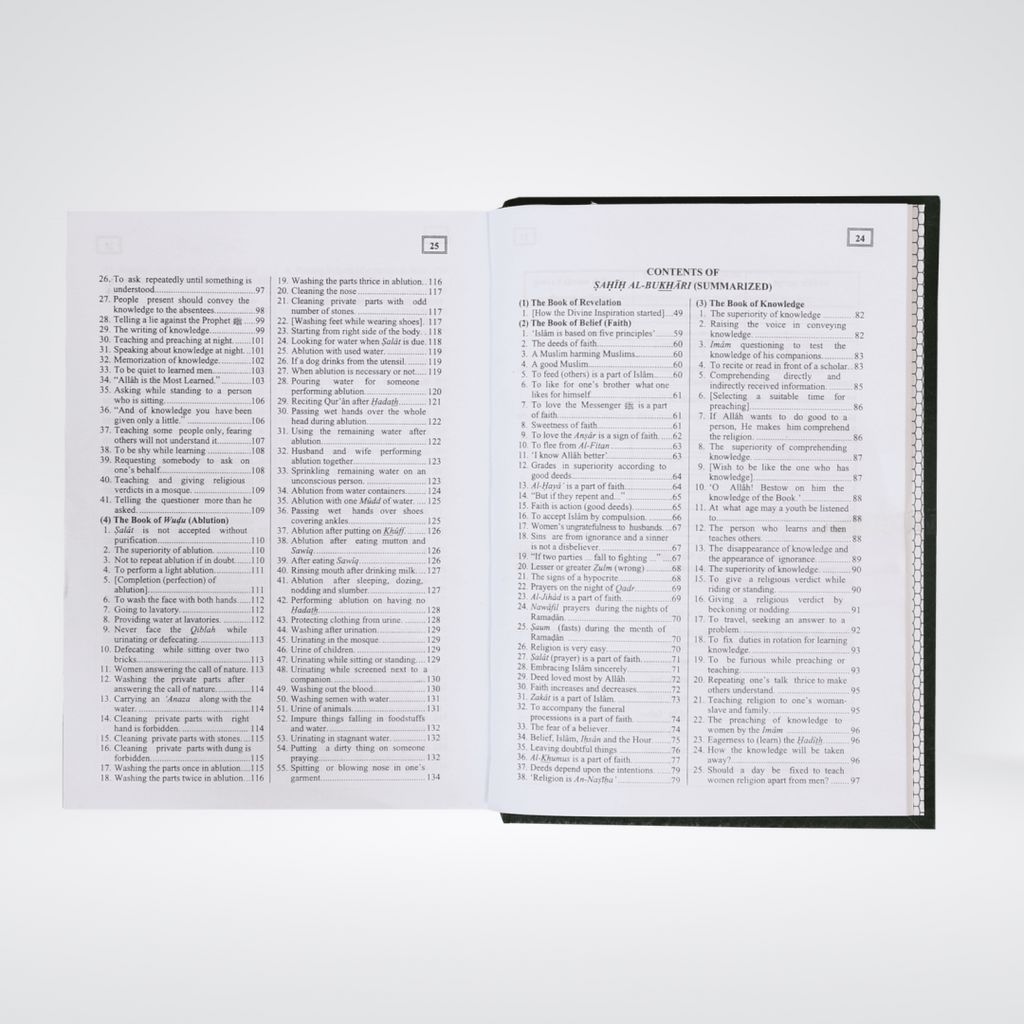 English Translation of the Meanings of Summarized Sahih Al- Bukhari