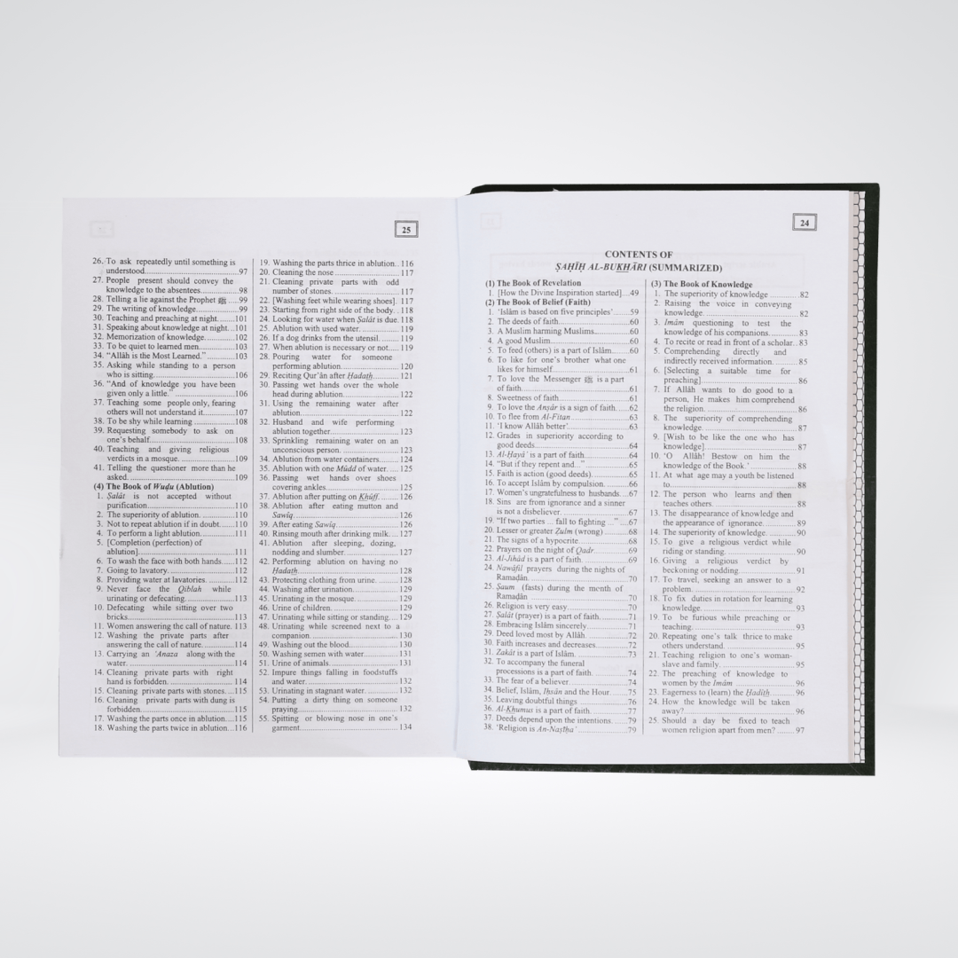 English Translation of the Meanings of Summarized Sahih Al- Bukhari