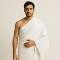 Cotton Ihram Set for Hajj & Umrah | Guide Book + Bag