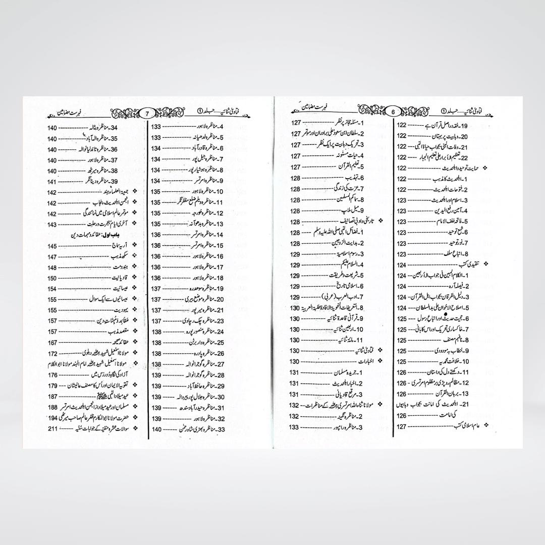 Fatawa Sanaiya | Complete 2 Volume Set | Maulana Sanaullah Amritsari