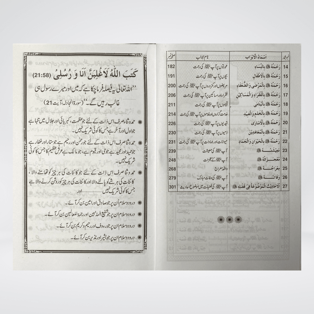 Fazail-e-Rehmatul-lil-Alameen Urdu | Iqbal Kelani