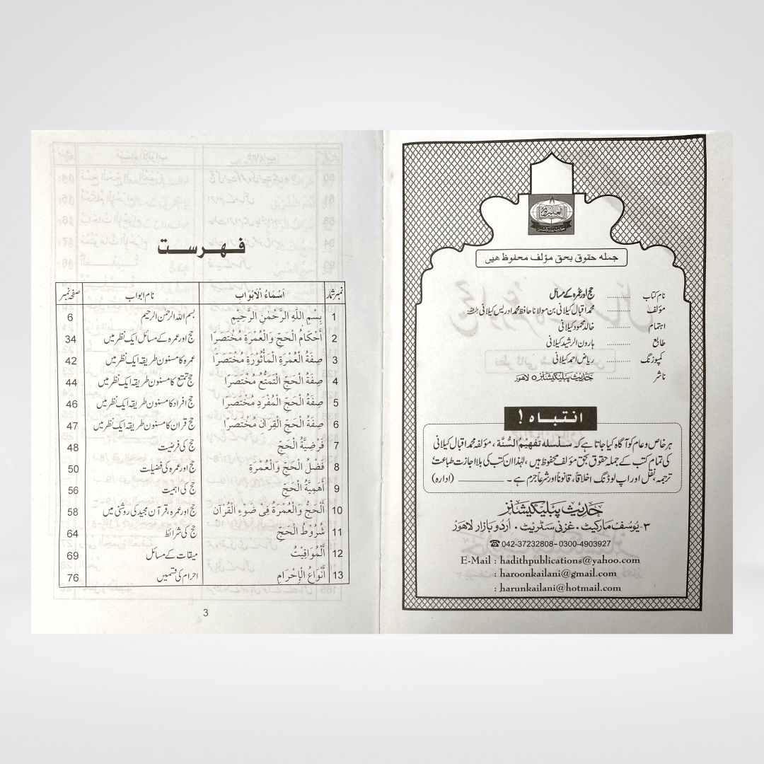 Hajj Aur Umrah Kay Masail | Pilgrimage Guide | Muhammad Iqbal Kelani