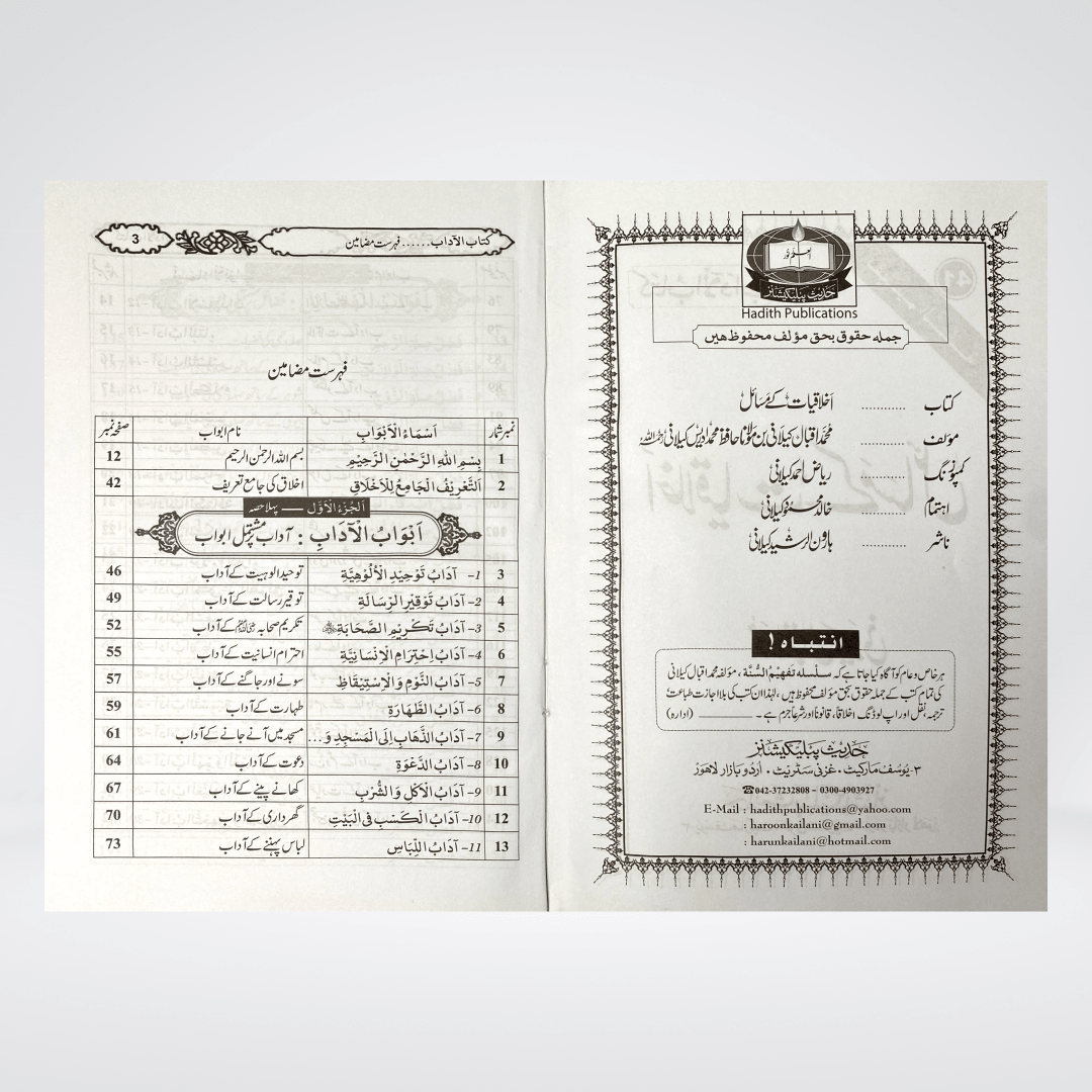 Ikhlaqiaat Kay Masail | Islamic Manners Urdu | Muhammad Iqbal Kelani