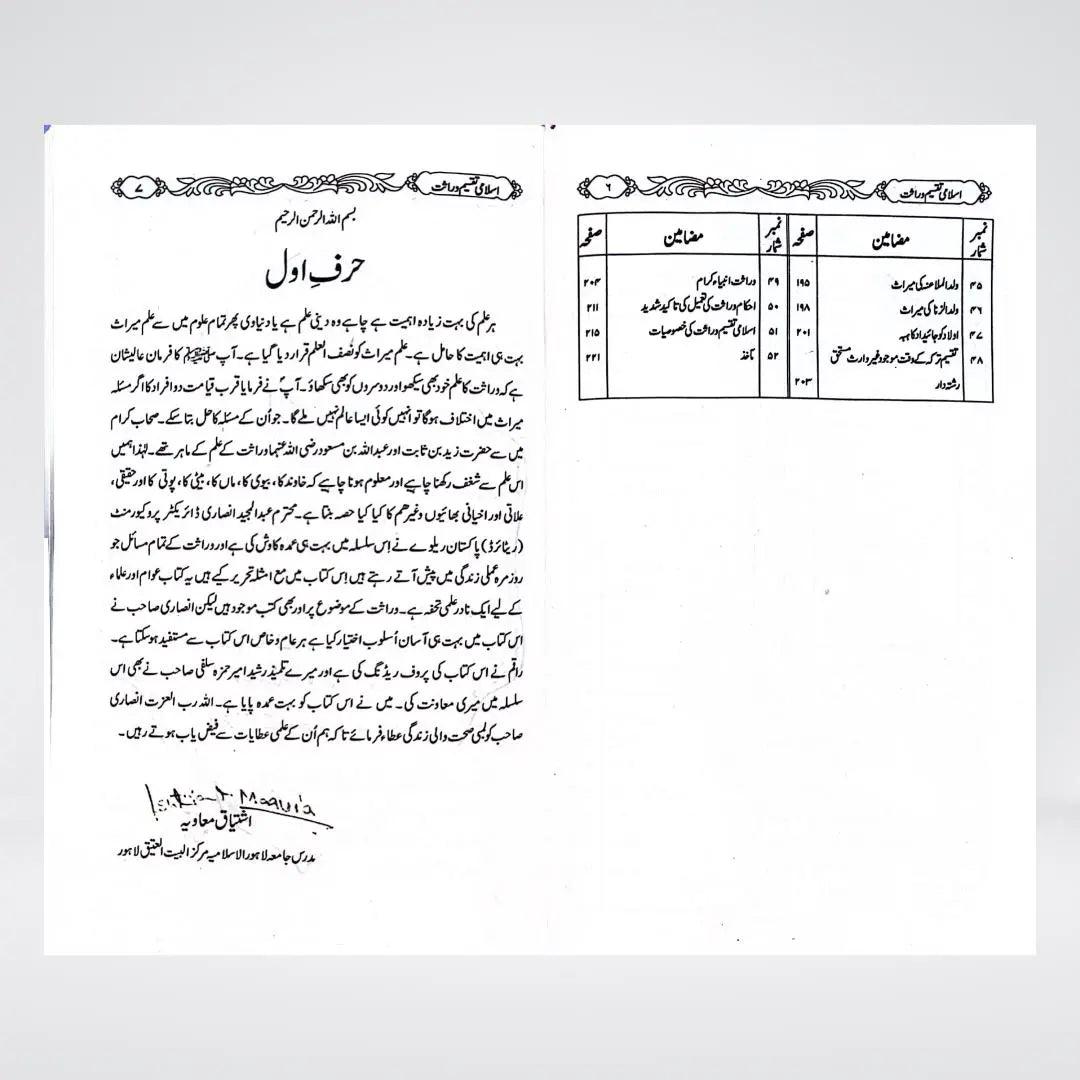 Islami Taqseem-e-Wirasat | Urdu Inheritance Law
