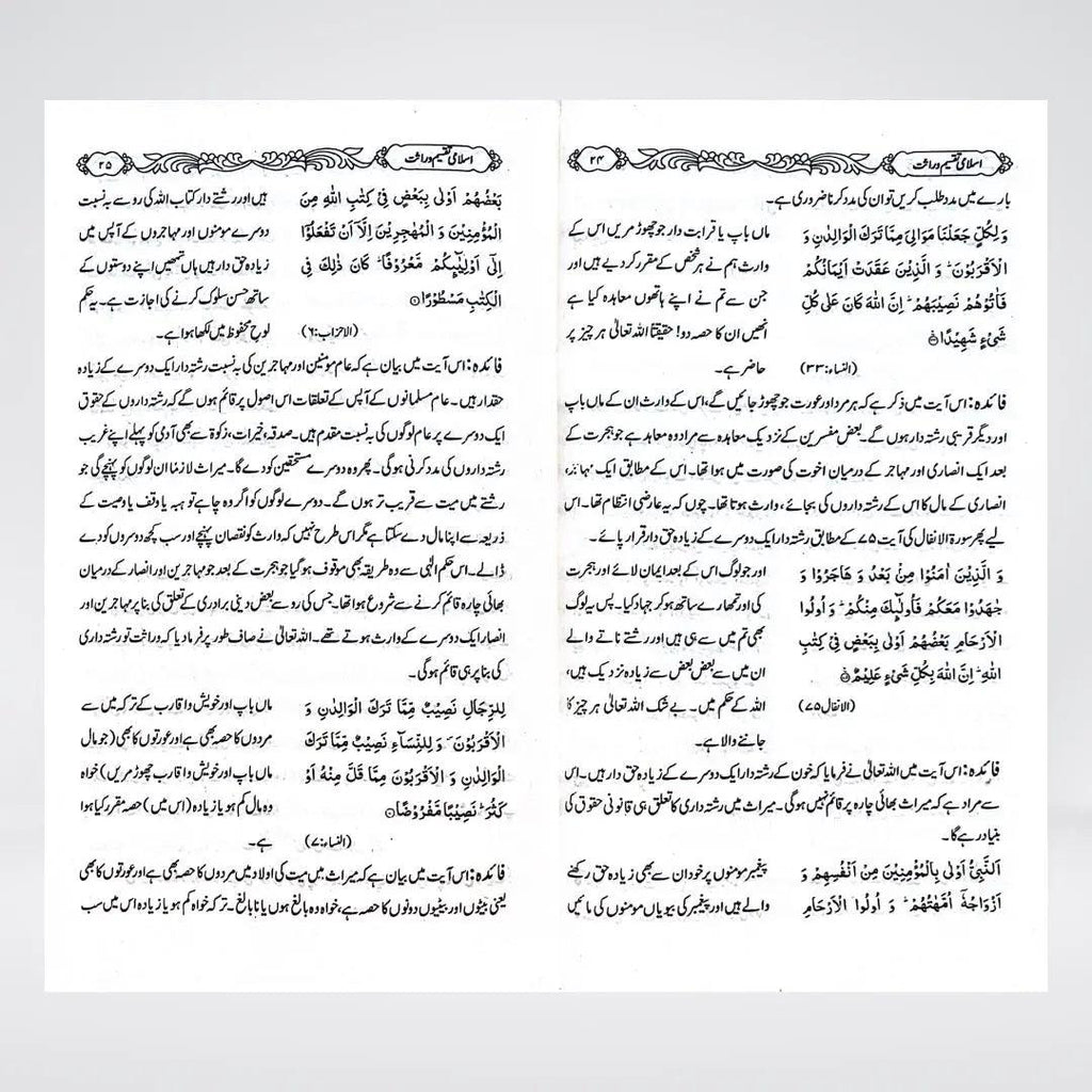 Islami Taqseem-e-Wirasat | Urdu Inheritance Law