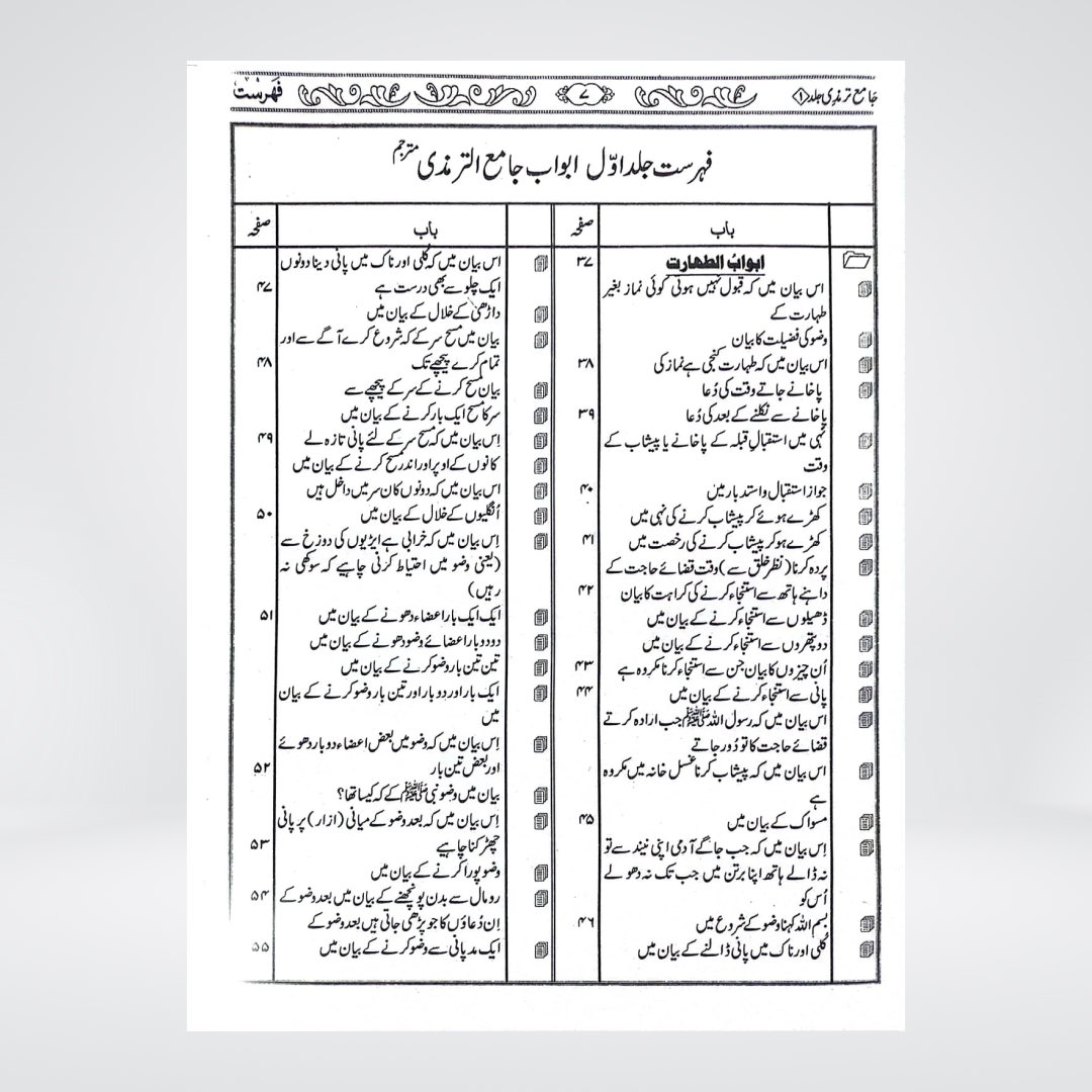 Jami at-Tirmidhi Urdu | 2 Volume Hadith Set