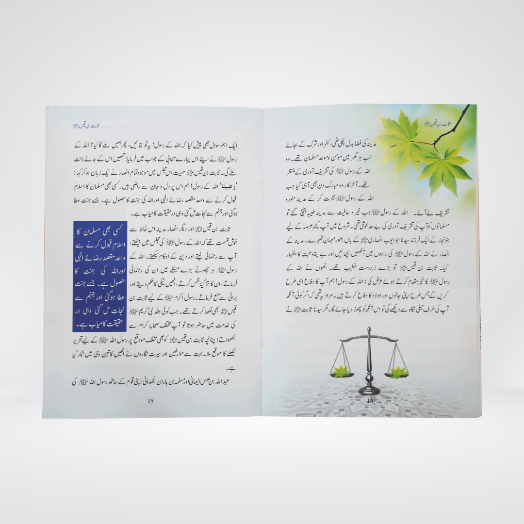 Khateeb e Rasool Sabit Bin Qais RA | Urdu Book