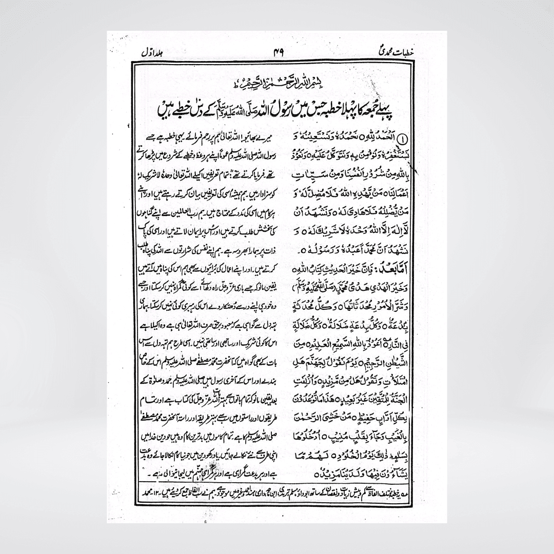 Khutbat-e-Muhammadi Urdu | Prophetic Sermons Collection