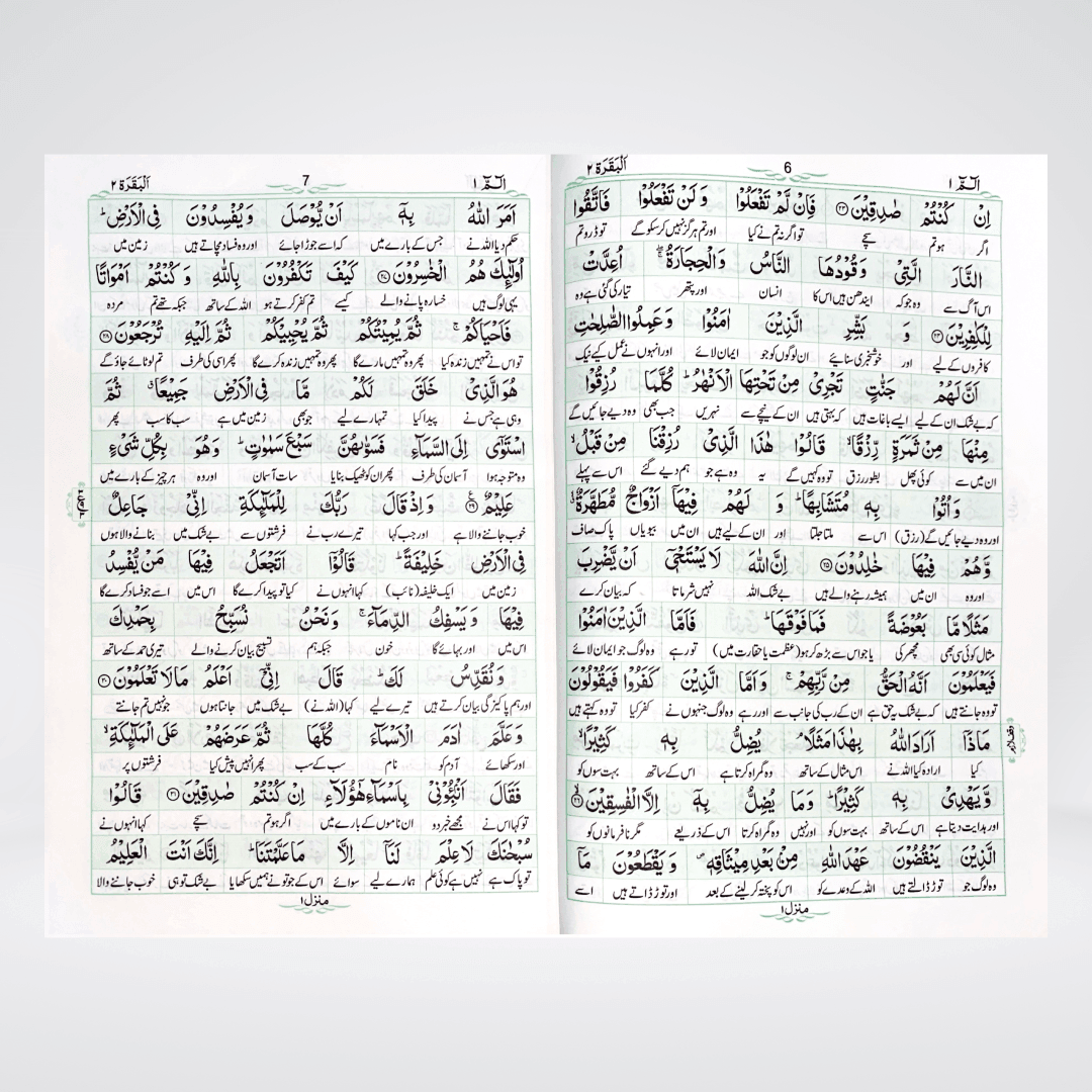 Mafhoom ul Furqan | Urdu Word by Word Quran Translation (Lafzi Tarjuma)
