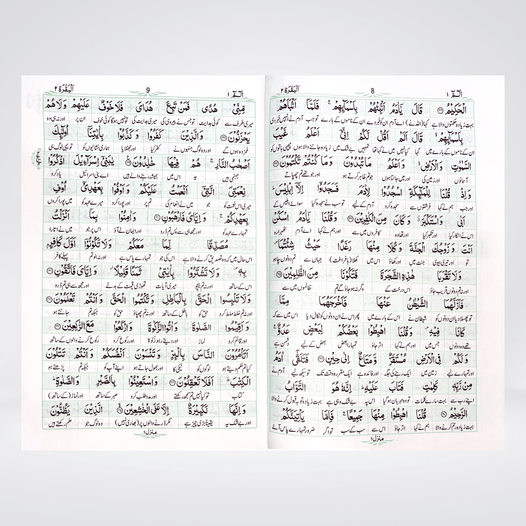 Mafhoom ul Furqan | Urdu Word by Word Quran Translation (Lafzi Tarjuma)