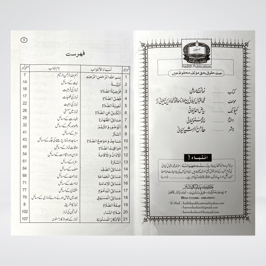 Namaz Kay Masail | Urdu Prayer Rulings