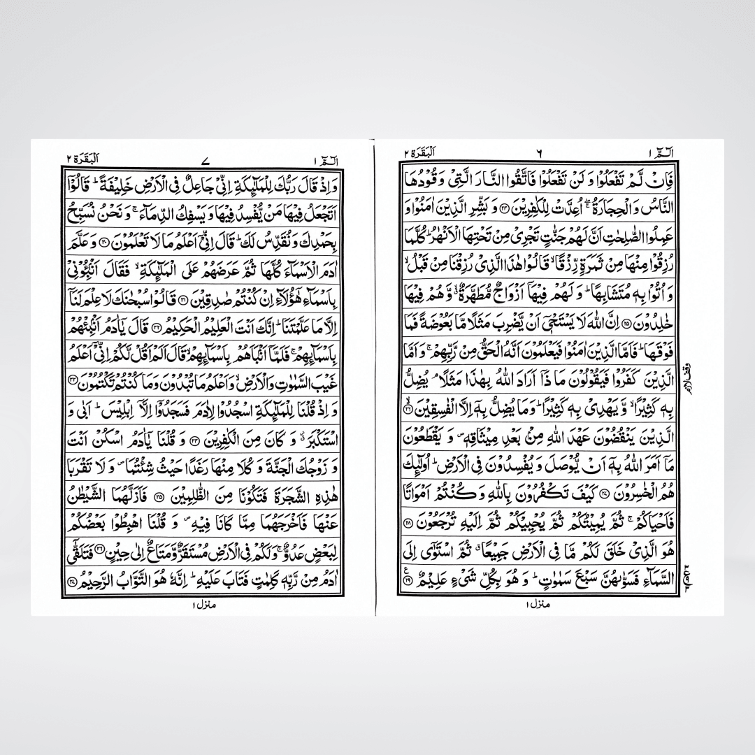 Quran 15 Lines Large Font | Imported Paper