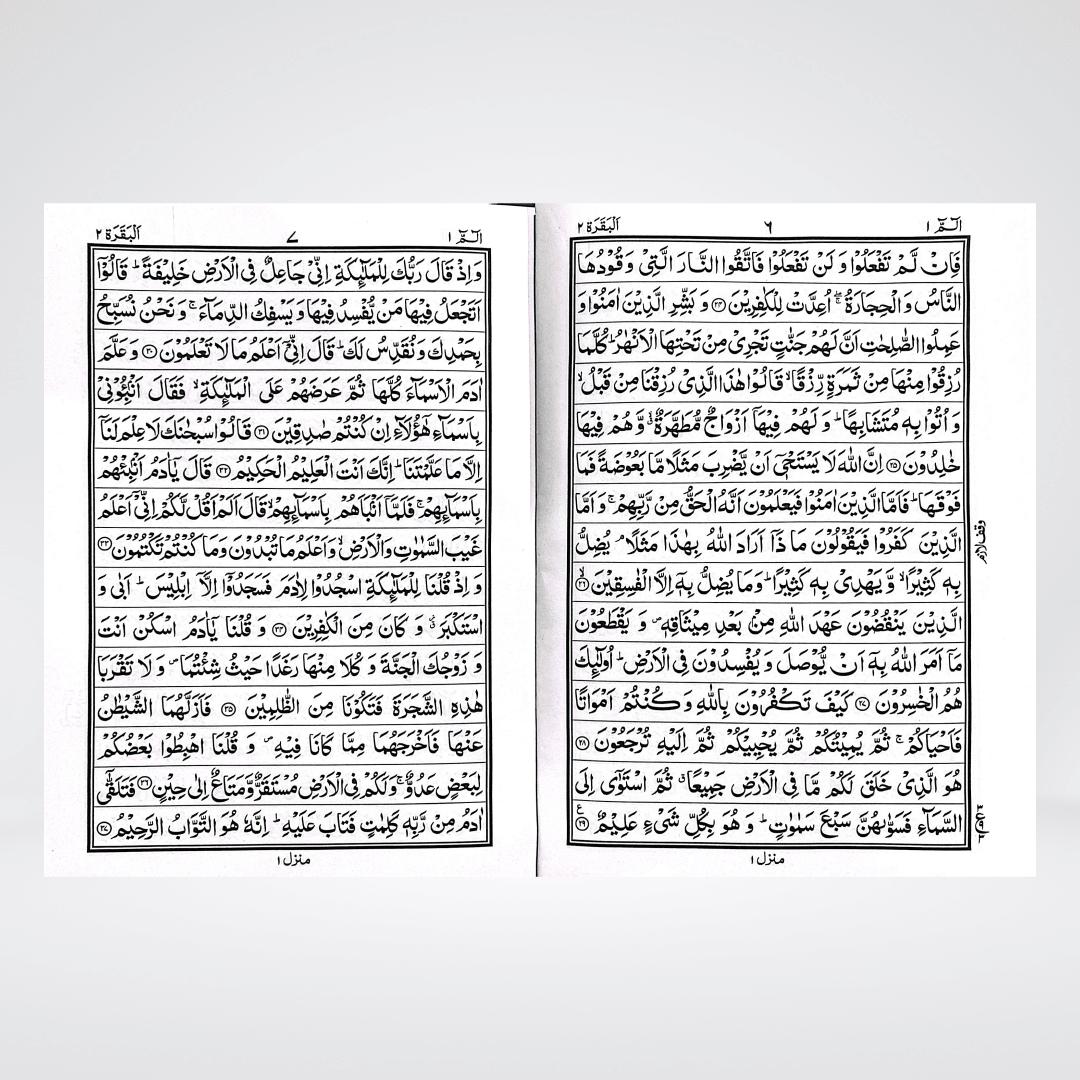 Quran 15 Lines Large Font | Imported Paper