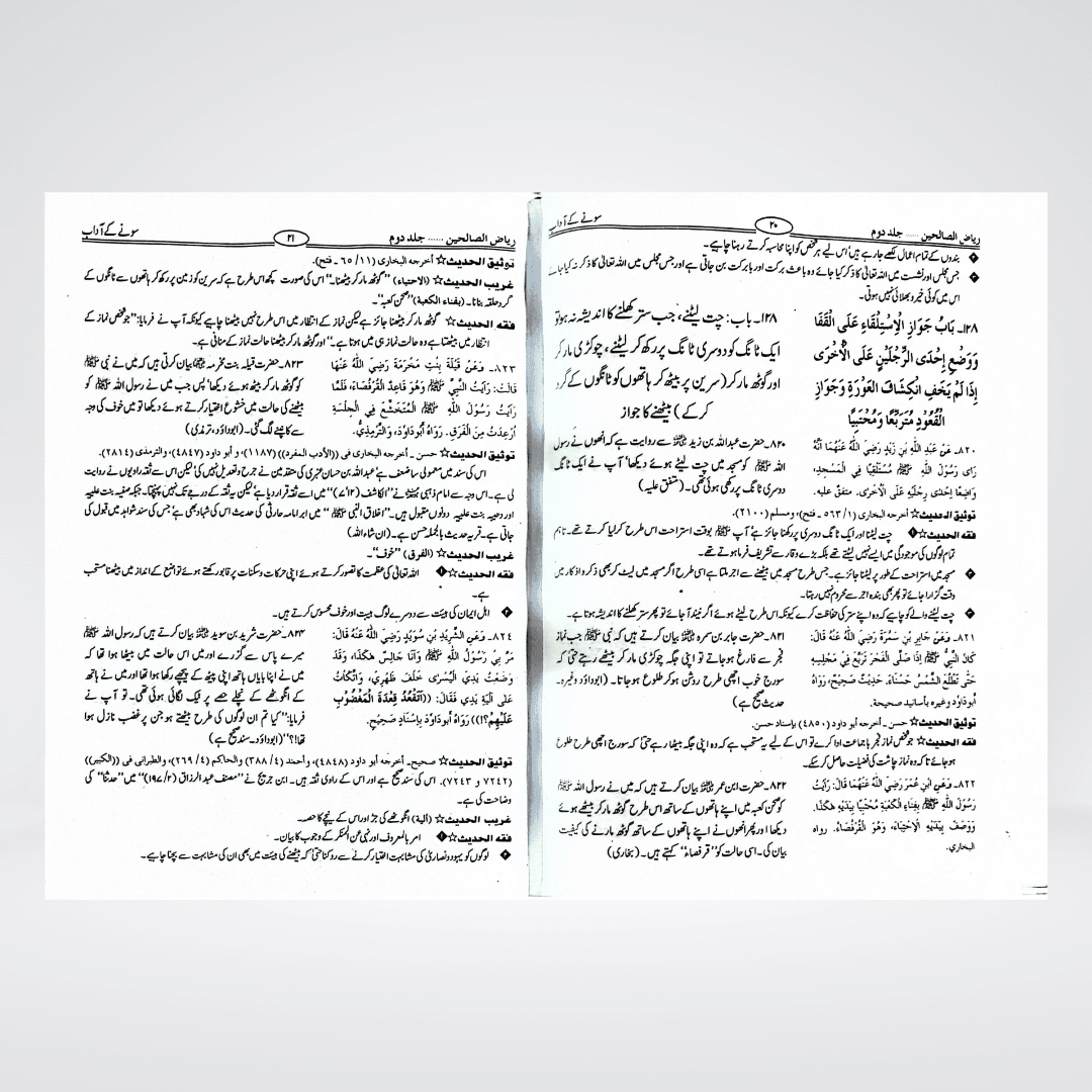 Riyaz us Saliheen (2 Volume Set)