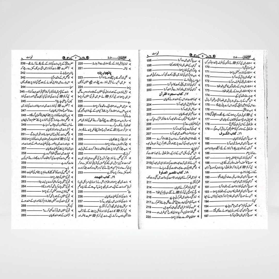 Sahih Bukhari Urdu | Complete 8 Volume Set | Gold Edition