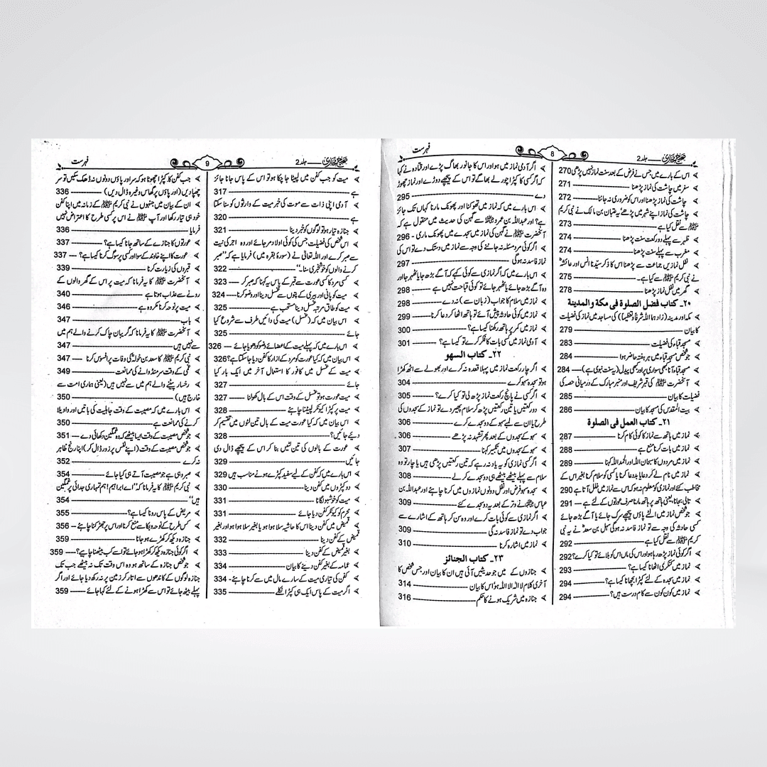 Sahih Bukhari Urdu | Complete 8 Volume Set | Gold Edition