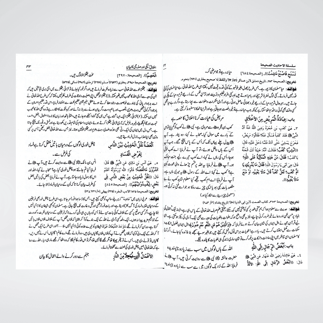 Silsila Ahadith e Sahihah Urdu | 3 Volumes by Sheikh Nasiruddin Albani