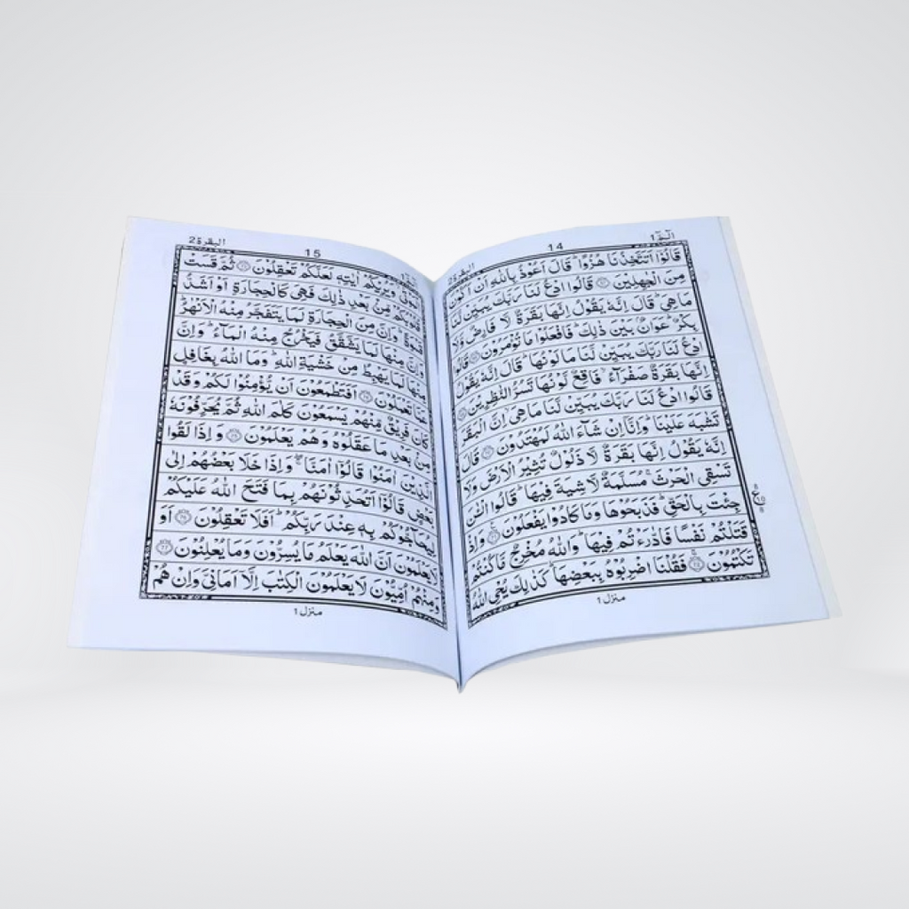 Sipara Set | 30 Para Quran | 13 Lines | Blue Floral Cover