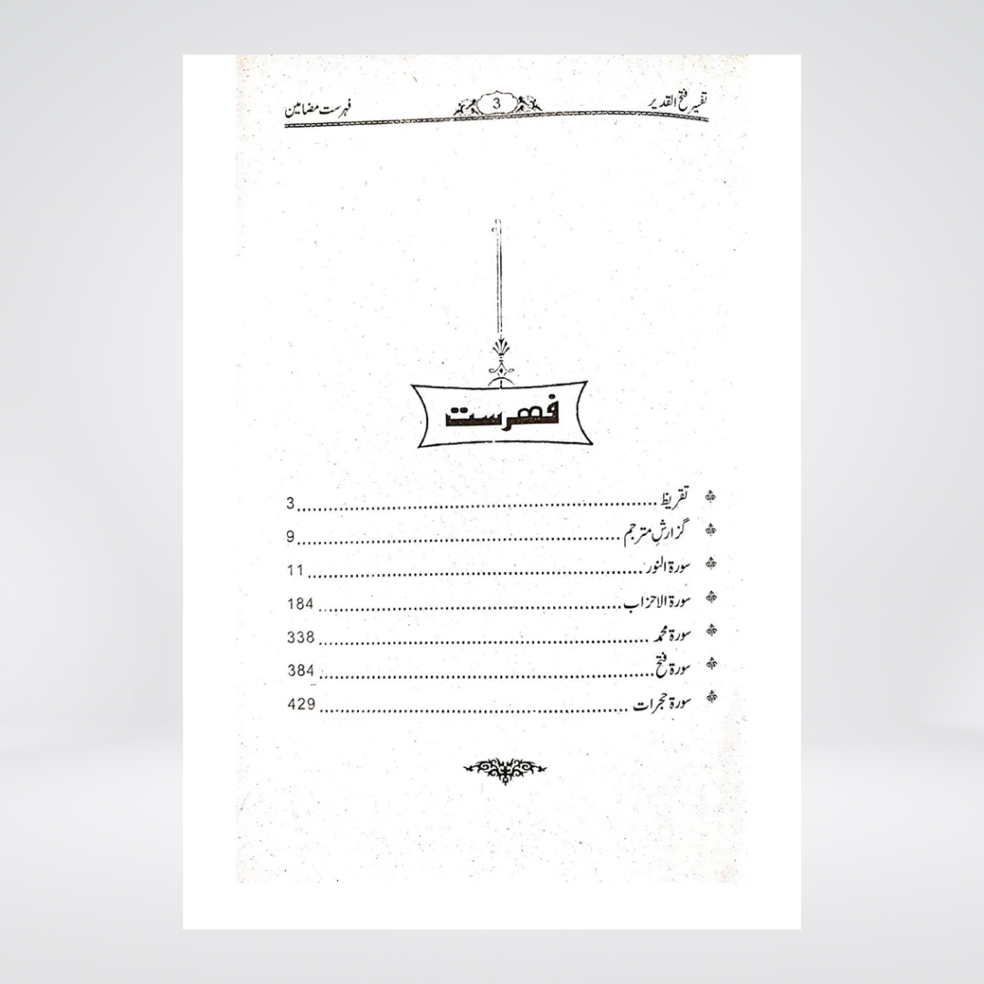 Tafseer Fathul Qadeer Para 29 | Urdu Tafsir