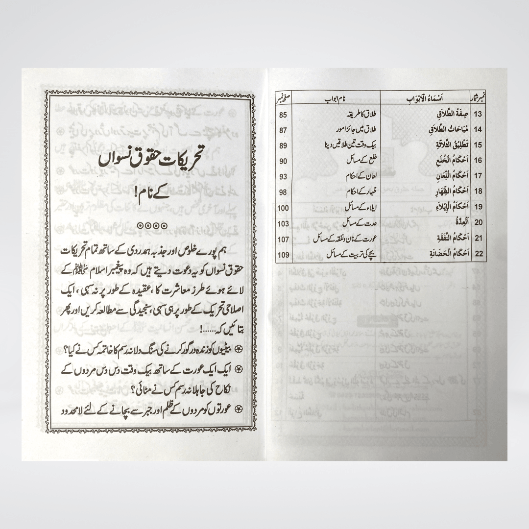 Talaq Kay Masail Urdu | Muhammad Iqbal Kelani