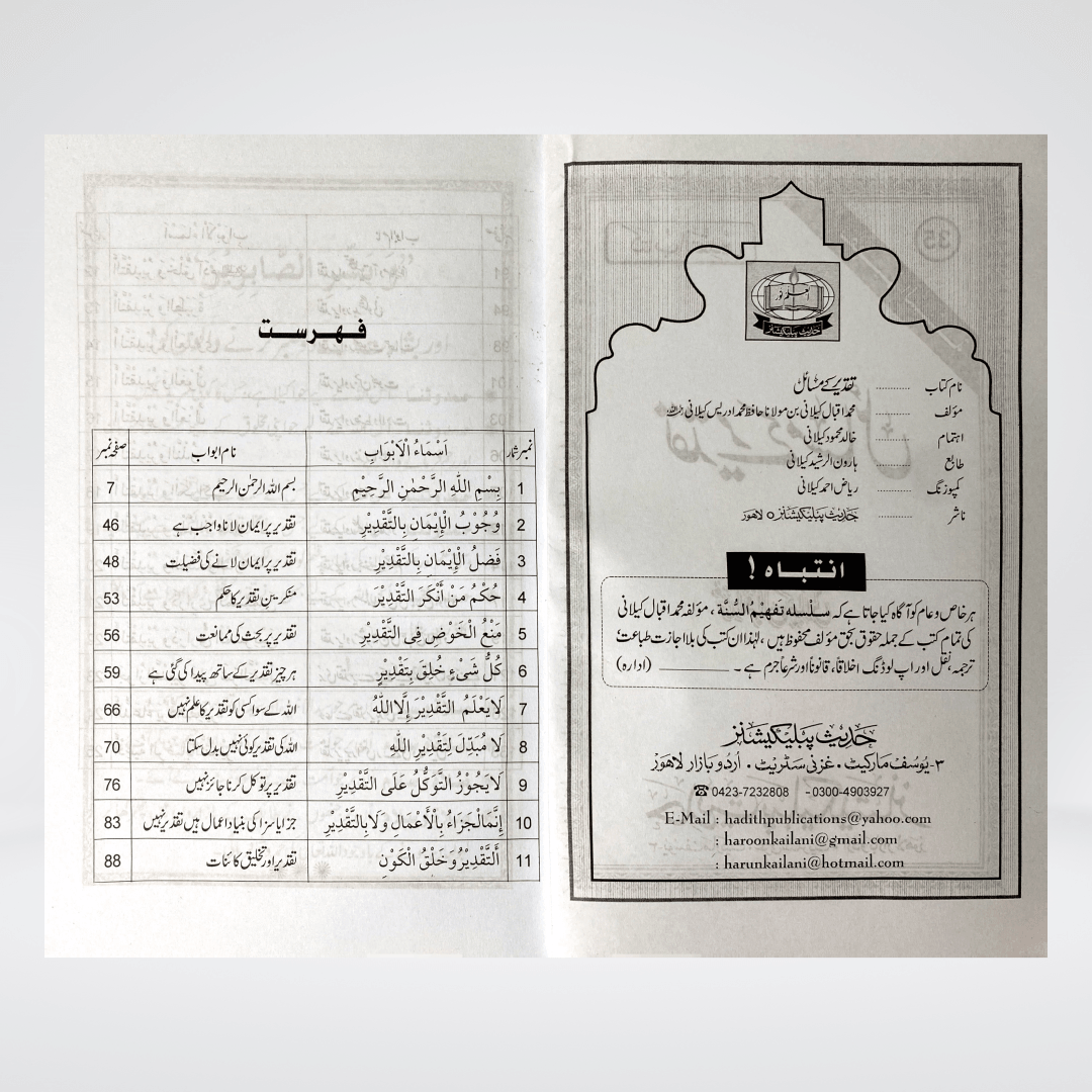 Taqdeer Kay Masail | Aqeedah Guide | Muhammad Iqbal Kelani