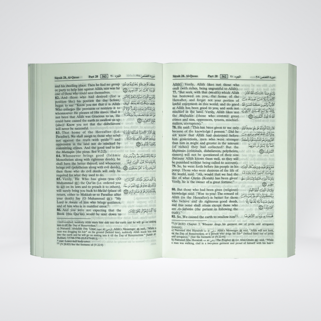 The Noble Quran Soft Cover | Arabic-English | Dr Muhsin Khan