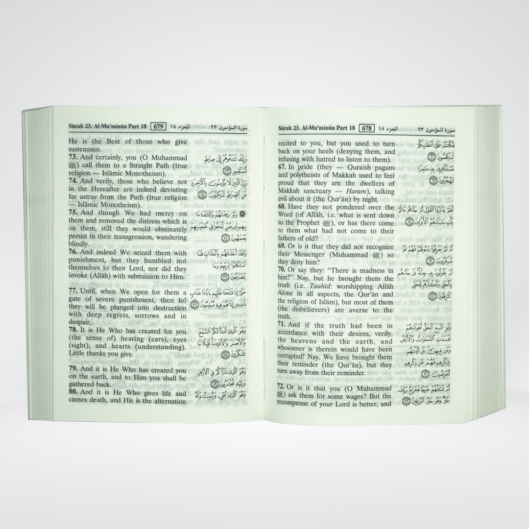 The Noble Quran Soft Cover | Arabic-English