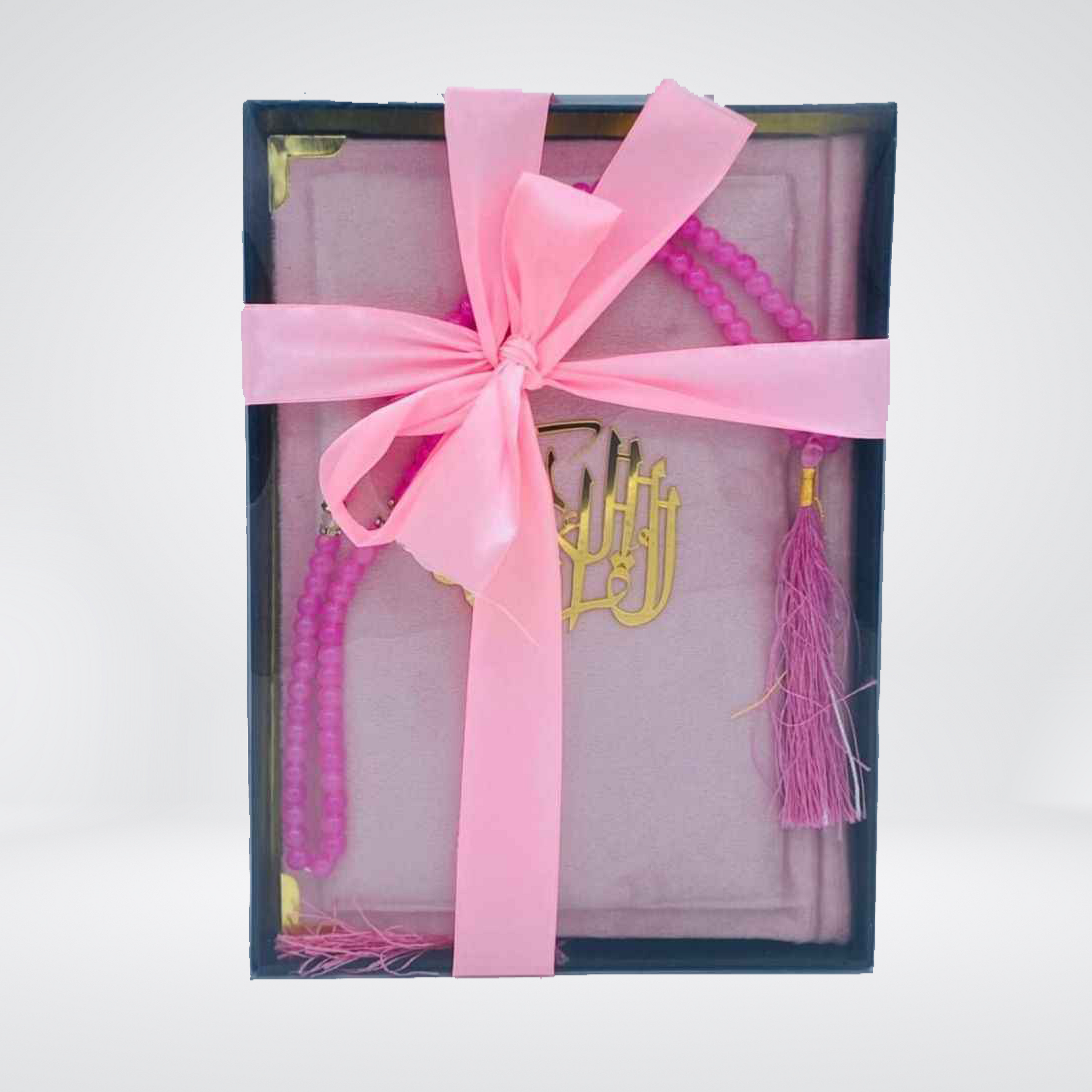 Velvet Gift Quran with Box & Tasbih | Tajweedi 76S
