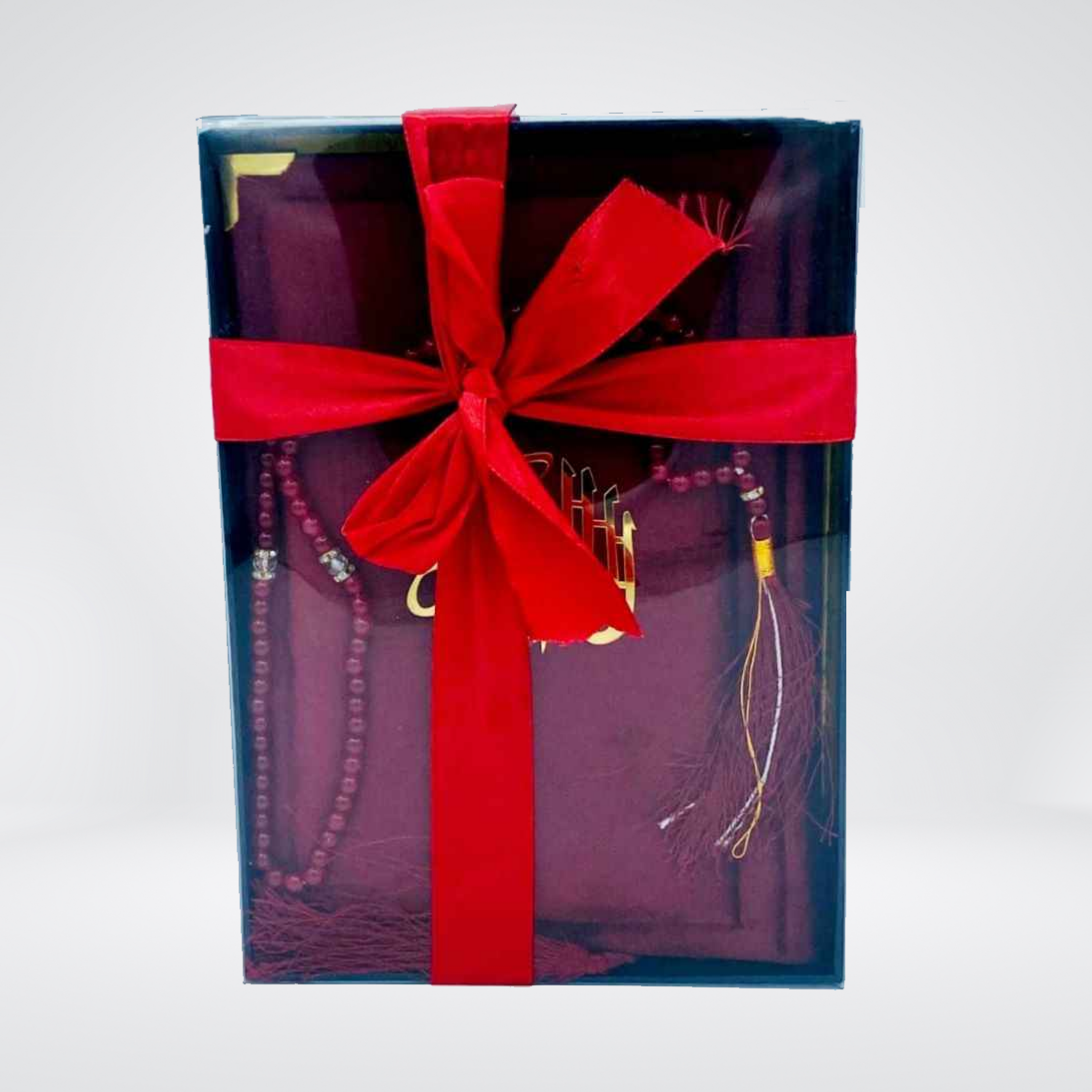 Velvet Gift Quran with Box & Tasbih | Tajweedi 76S