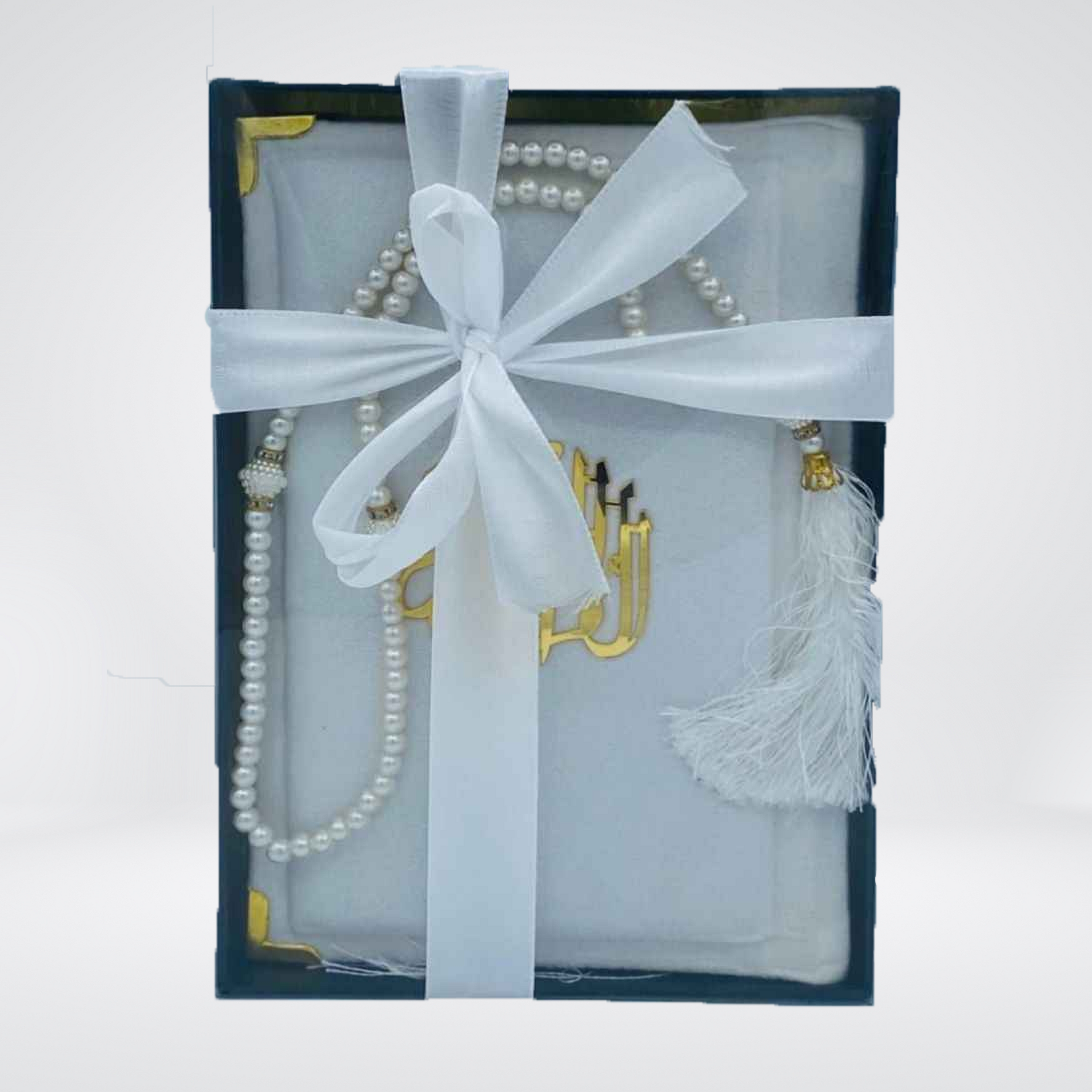 Velvet Gift Quran with Box & Tasbih | Tajweedi 76S