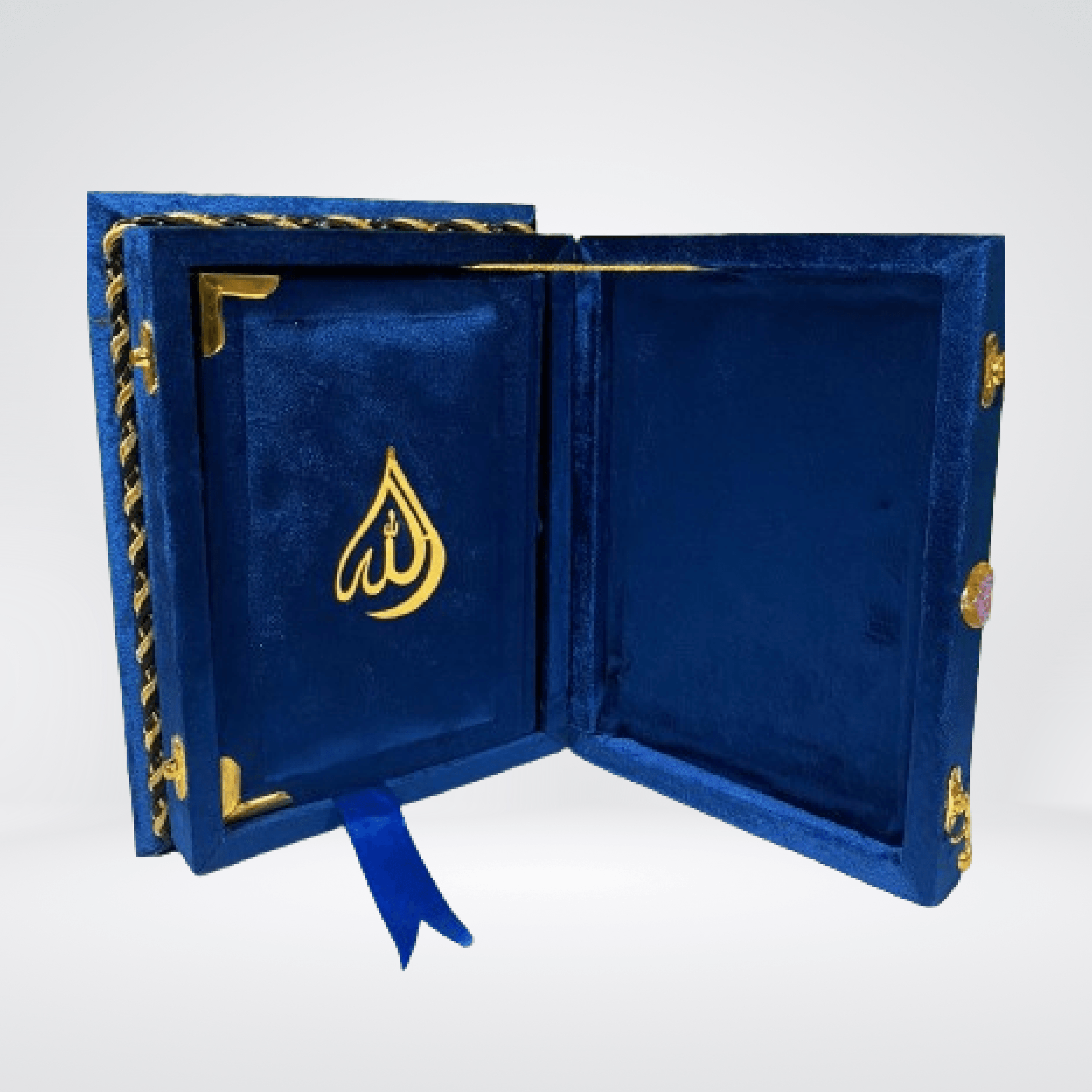 Velvet Quran with Rehl Box Gift Edition | Color Coded