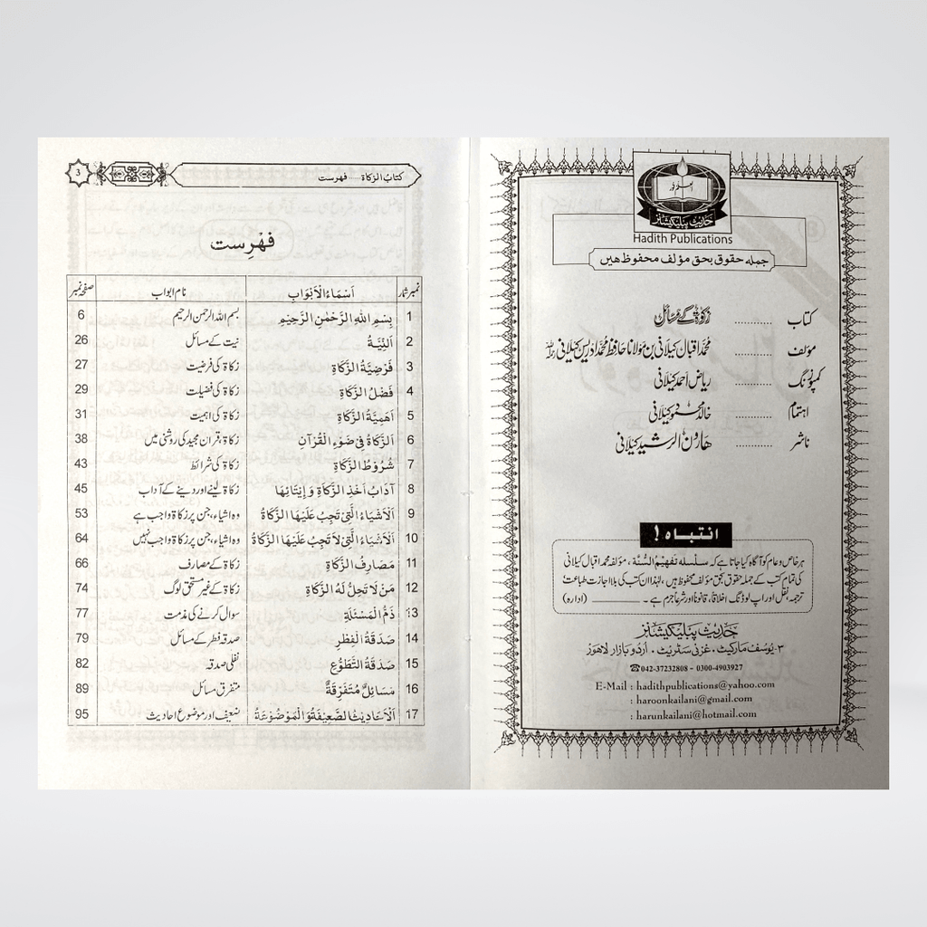 Zakat Kay Masail Urdu | Zakat Rulings | Muhammad Iqbal Kelani